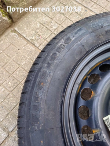 Гума с джанта 1 бр., снимка 3 - Гуми и джанти - 52553878