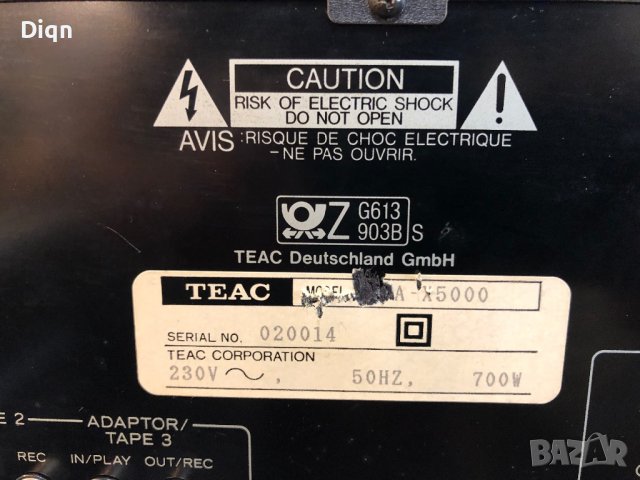 TEAC A-X5000, снимка 14 - Ресийвъри, усилватели, смесителни пултове - 37252088