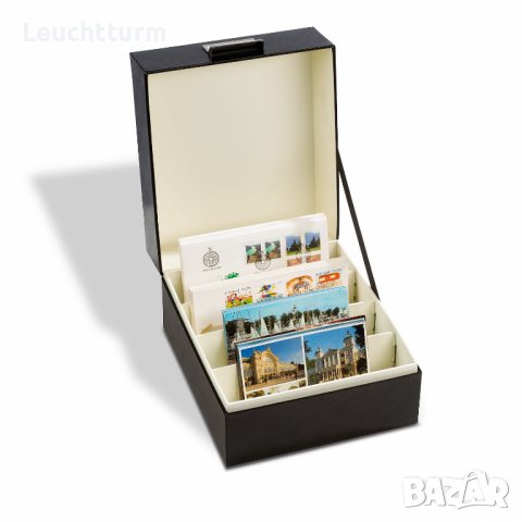 кутия за съхранение LOGIK LEUCHTTURM A5 - черна , снимка 4 - Нумизматика и бонистика - 38521594