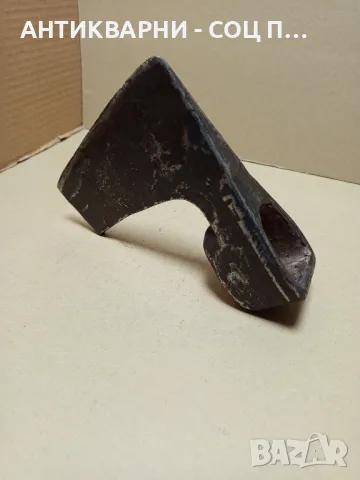 Соц Стара Ръчно Кована Брадва Номер 7. Тегло 1.400кг., снимка 6 - Антикварни и старинни предмети - 49732139