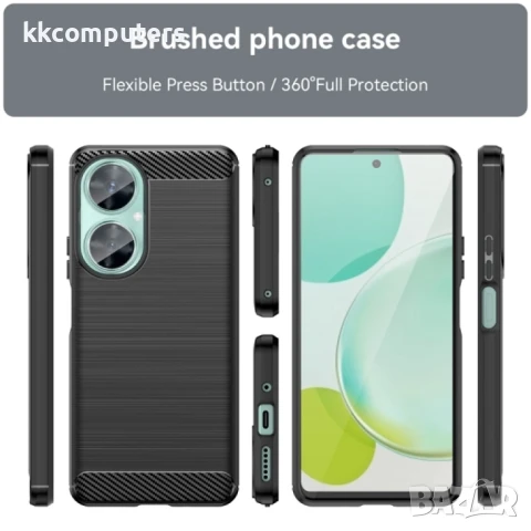 Huawei nova 11i Удароустойчив Carbon Fiber Калъф и Протектор
