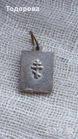 Руска метална малка иконка, снимка 2 - Антикварни и старинни предмети - 28205842