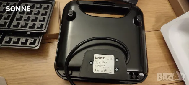 Немски сандвич мейкър/грил преса Prinz 4 в 1, 800 W , снимка 15 - Тостери - 48435090