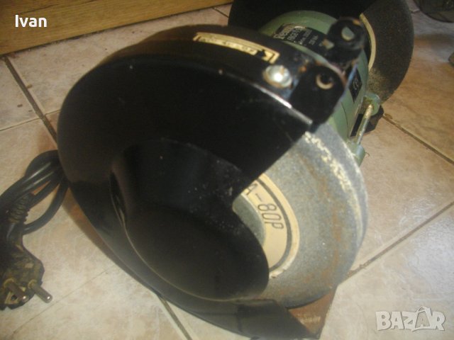 300 Вата-ф150мм-6,5 кг-Малък Професионален Холандски Шмиргел-Старо Качество 1995г-ОТЛИЧЕН-Нискошумов, снимка 5 - Други инструменти - 43098652