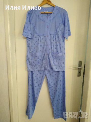 Нова памучна пижама, размер ХL, снимка 1