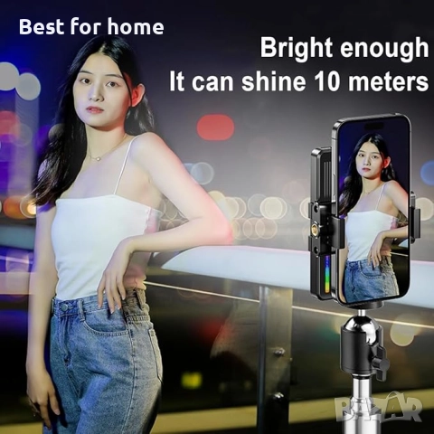 Преносими светлини за камера "Desiontal" M16 RGB,3000-9900K,1500mAh, снимка 4 - Друга електроника - 52830720