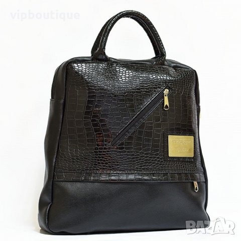 Черна Дамска Раница, снимка 1