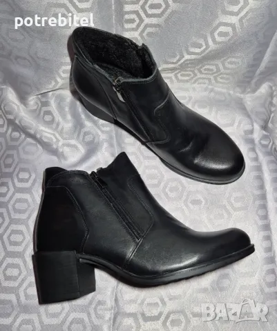Дамски боти естествена кожа, снимка 3 - Дамски боти - 47939040
