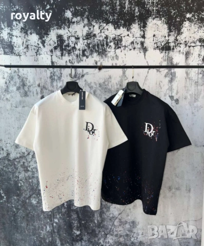 Christian Dior Нови Мъжки Тениски Диор Два Цвята 