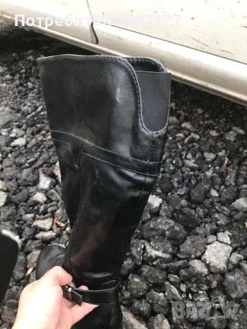 Дамски Кожени Ботуши 40 номер, снимка 6 - Дамски ботуши - 44421952