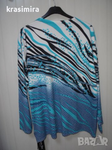 меки блузки в четири десен-големи размери , снимка 15 - Блузи с дълъг ръкав и пуловери - 38734712
