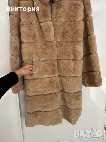 Палто естествен косъм Рекс , снимка 7 - Палта, манта - 53054033