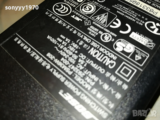 BOSE PSM36W-208 POWER+18-18V/1A SUPPLY BLACK-ENGLAND, снимка 6 - Други - 36436989