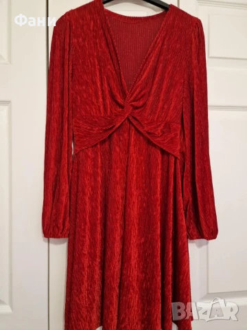 Официална нова червена рокля 