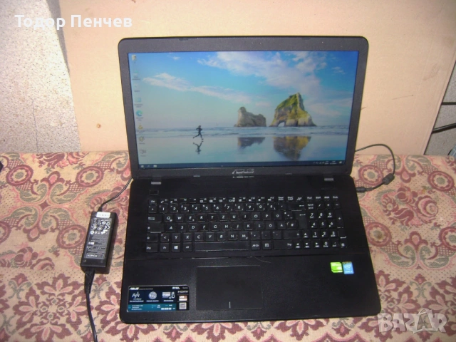 Asus R752L - 17 инча, Core i3 5 Gen, 12 GB RAM, 500 GB HDD, снимка 3 - Лаптопи за дома - 53398890