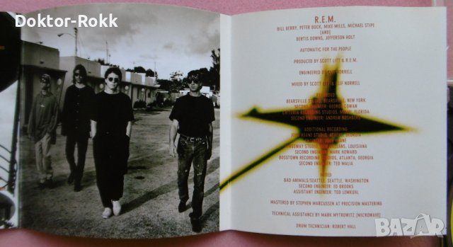 R.E.M. – Automatic For The People (CD) 1992, снимка 4 - CD дискове - 38373531