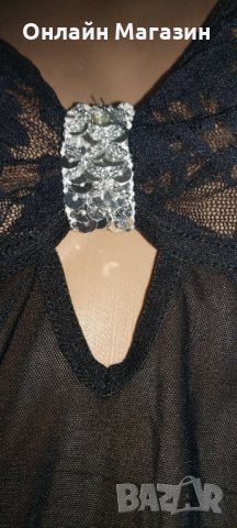 Къса нощничка с късо ракавче л хл, снимка 3 - Корсети, бюстиета, топове - 32571573