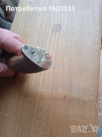 Ловен нож, надписан, ръчна изработка , снимка 3 - Антикварни и старинни предмети - 53133413