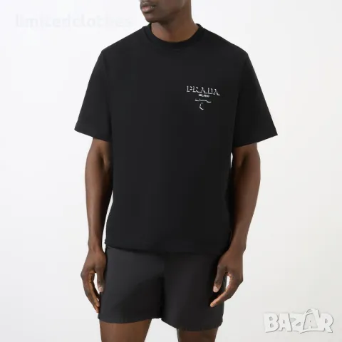 Black Embossed Logo Мъжка Тениска size M 