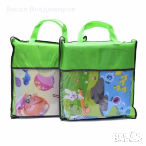 Комплект „Играй и Твори“ – Двулицево топлоизолиращо детско килимче + магическа водна подложка Aqua, снимка 3 - Рисуване и оцветяване - 52703567