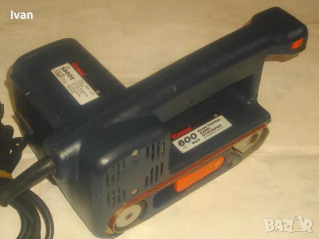 KRESS Професионален оригинален немски 600W ЛЕНТОВ ШЛАЙФ Като нов ОТЛИЧЕН с регулация скорост, снимка 14 - Други инструменти - 47967074