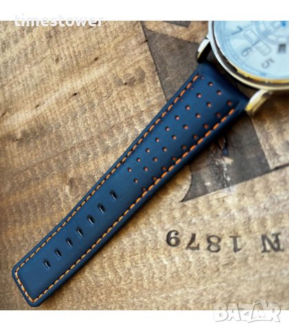 Кожена каишка за часовник Diloy.367, снимка 5 - Каишки за часовници - 43229328