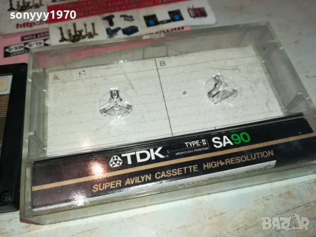®TDK SA90 HIGH POSITION TAPE ВНОС SWISS-STING/JOHN MILES 2111241213, снимка 4 - Аудио касети - 48049968