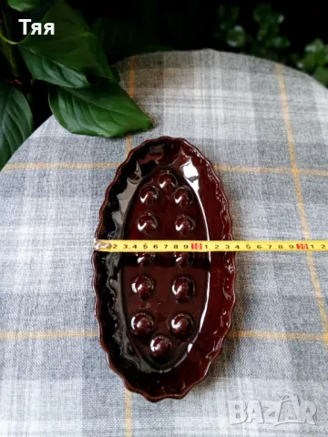 Нова керамична тавичка, снимка 3 - Съдове за готвене - 47596122