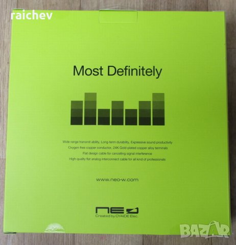 ★ █▬█ █ ▀█▀ ★ Oyaide Neo d + MYTS Class b Stereo 3.5mm to 2(L/R)TS Phone plug / 1.5m  , снимка 2 - Други - 33106901