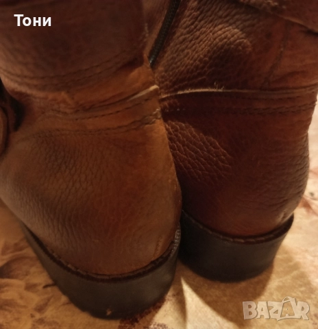 Нови Дамски Зимни Боти Изцяло от Естествена Кожа 38 , снимка 15 - Дамски боти - 52684338