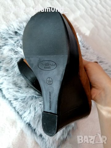 Дамски отворени платформи номер 40, снимка 2 - Сандали - 33185465