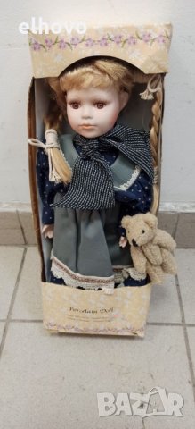Порцеланова кукла 39см, снимка 2 - Кукли - 32606651