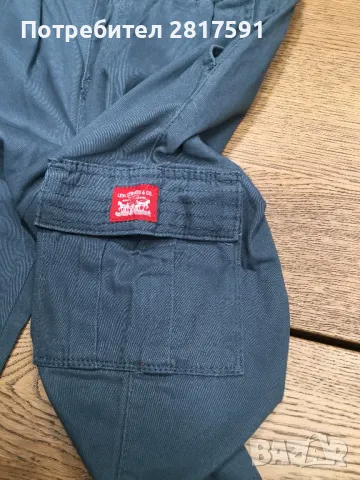 Нови оригинални детски карго панталони Levi’s, размер 14, снимка 4 - Детски панталони и дънки - 49936255