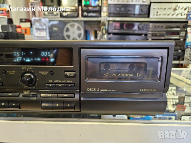 Касетен дек Technics RS-TR373  В отлично техническо и визуално състояние., снимка 5 - Декове - 53326231
