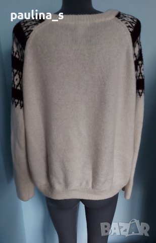 Марков пуловер с декорации / голям размер , снимка 4 - Блузи с дълъг ръкав и пуловери - 43845328