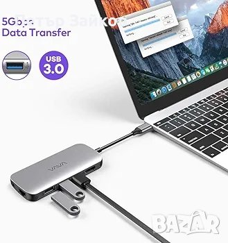 VAVA 9-в-1 USB C адаптер за хъб с Pd Power Delivery, снимка 4 - Друга електроника - 43215808