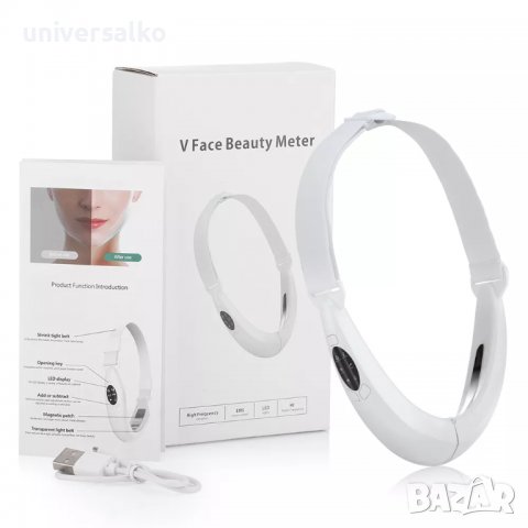 EMS масажор за лице, V-образен колан за двойна брадичка, фотон терапия, снимка 5 - Масажори - 39832847