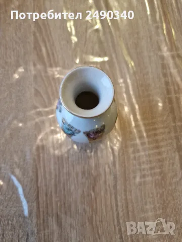 Малка японска порцеланова ваза, снимка 6 - Вази - 47558461