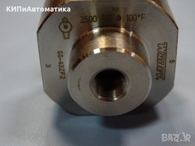 кран 5-пътен прецизен Whitey SS-43ZF2 5-way ball valve 172 Bar 1/8, снимка 5 - Резервни части за машини - 35294854