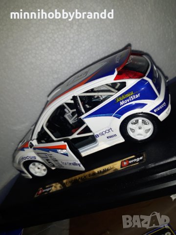 FORD  FOCUS RS WRC 02.BURAGO 1.24 . FORD RALLYE SPORT.STAR COLLECTION.!, снимка 7 - Колекции - 39349683