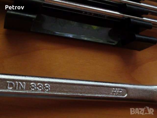 MEISTER - 7 бр. Немски Звездогаечни Ключове 6-22 , DIN 838 , CHROM-VANADIUM , внос Wuppertal Germany, снимка 8 - Ключове - 26399802