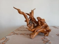 Скулптура, пластика от дърво в 4 ракурса, "Вечната гора", уникат, 1988 г., снимка 11
