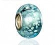 Сребърен елемент зелено неоново топче,колекция "Морано", снимка 1 - Колиета, медальони, синджири - 37079301
