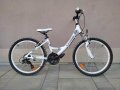 Продавам колела внос от Германия алуминиев юношески велосипед ALISSA CROSS 24 цола преден амортисьор, снимка 1 - Велосипеди - 35426221