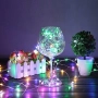 6004 Светещ гирлянд мини led лампички, 3 метра, водоустойчиви, снимка 2