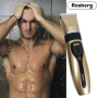 Машинка за подстригване зареждаща се Rosberg, USB, 5W, Сребрист и Шампанско, 2 ГОДИНИ  ГАРАНЦИЯ, снимка 6