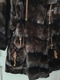 Дизайнерско палто епилирана норка размер L/XL , снимка 4