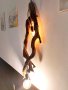 Висящ дървен полилей , снимка 4