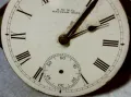 A. W. W.Co. WALTHAM MASS. МЕХАНИЗЪМ от СТАР АМЕРИКАНСКИ ДЖОБЕН ЧАСОВНИК с РИМСКИ ЦИФЕРБЛАТ 24853, снимка 13