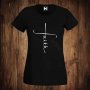 Дамска тениска с щампа FAITH , снимка 1 - Тениски - 26536694